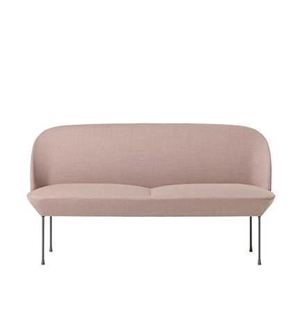 Canapé 3 places OSLO de Muuto, Fiord 551 Gris rosé