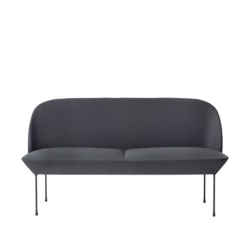 Canapé 3 places OSLO de Muuto, Steelcut 180 Gris foncé