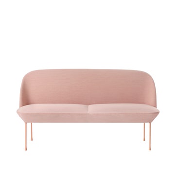 Canapé 3 places OSLO de Muuto, Steelcut 515 rose pâle