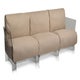 Canapé 3 places POP OUTDOOR, Gris Tourterelle Ikon, Structure transparente 