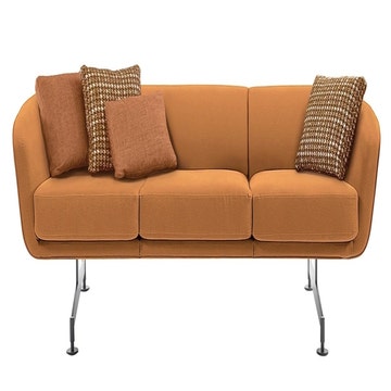 Canapé BETTY de Kartell, 3 places, Orange