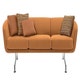 Canapé BETTY de Kartell, 3 places, Orange