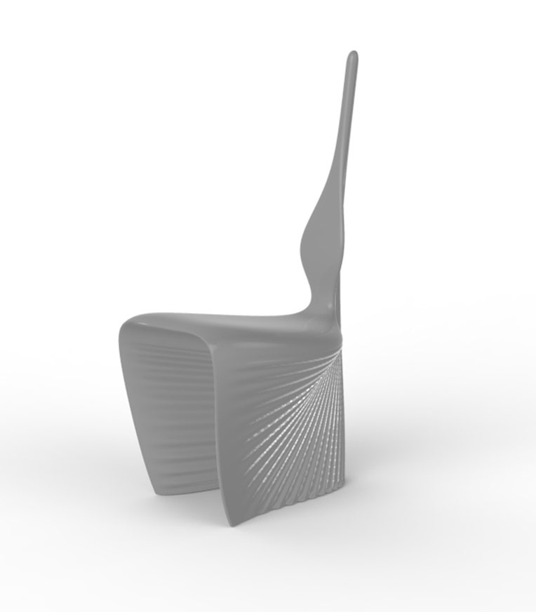 Chaise BIOPHILIA de Vondom, Acier Chaise BIOPHILIA de Vondom, Acier
