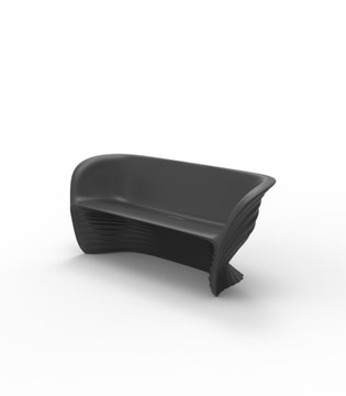 Canapé BIOPHILIA de Vondom, Anthracite Canapé BIOPHILIA de Vondom, Anthracite