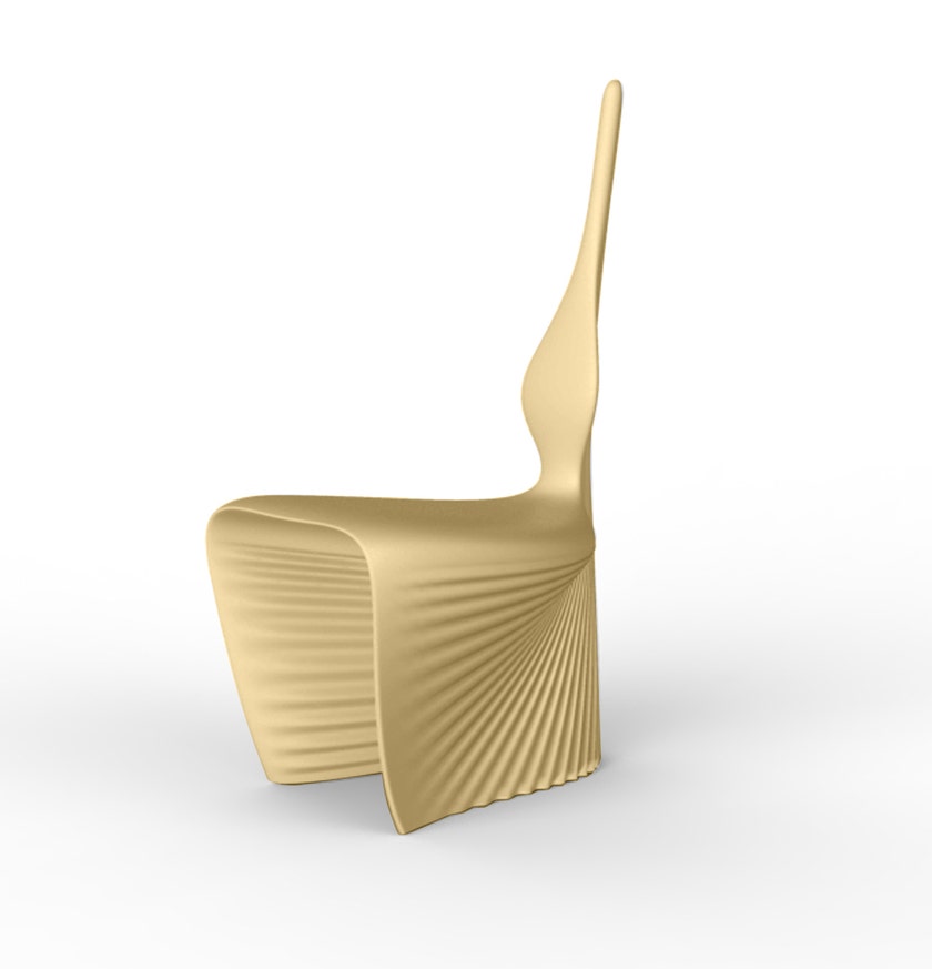 Chaise BIOPHILIA de Vondom, Beige