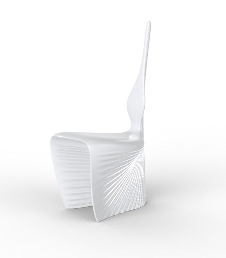 Chaise BIOPHILIA de Vondom, Blanc Chaise BIOPHILIA de Vondom, Blanc