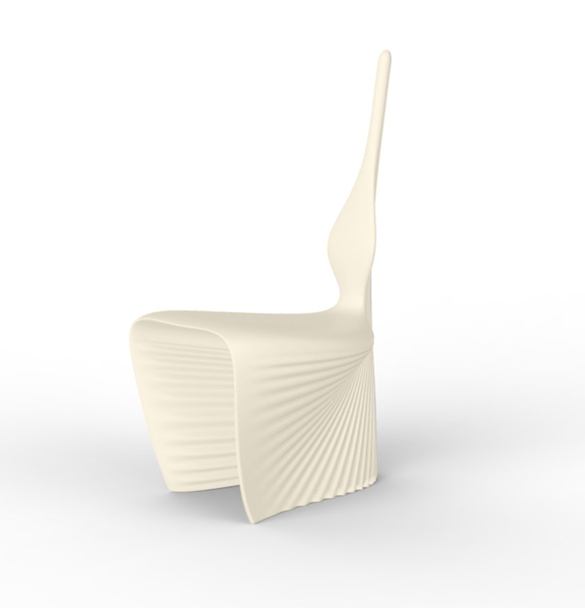 Chaise BIOPHILIA de Vondom, Ecru