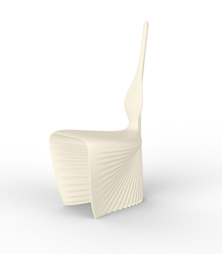 Chaise BIOPHILIA de Vondom, Ecru Chaise BIOPHILIA de Vondom, Ecru