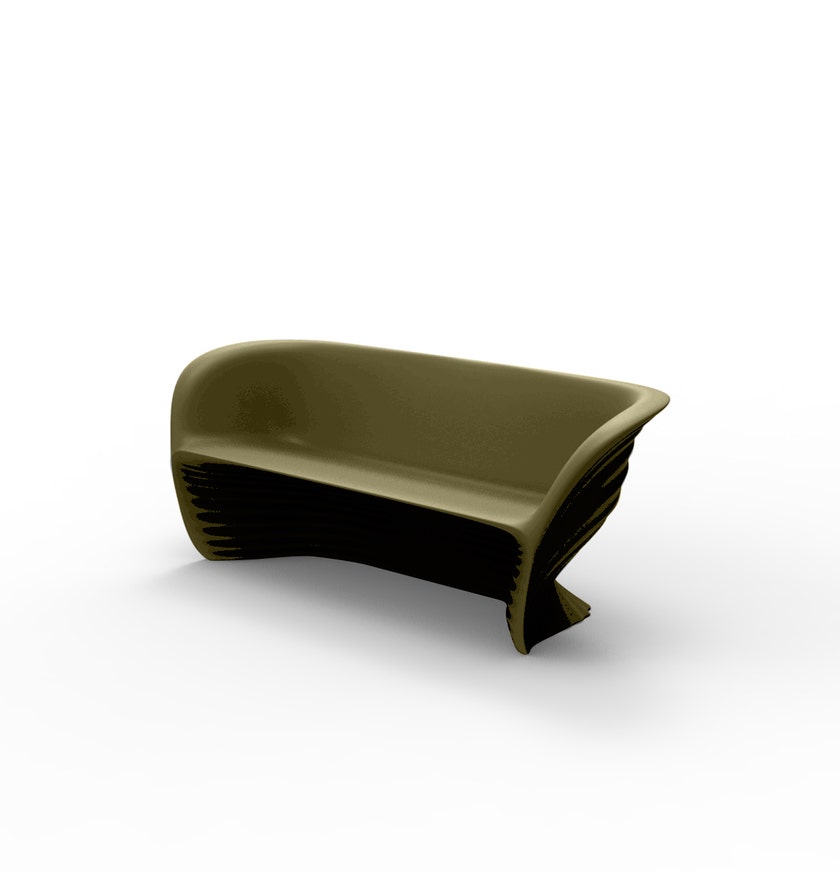 Canapé BIOPHILIA de Vondom, Kaki