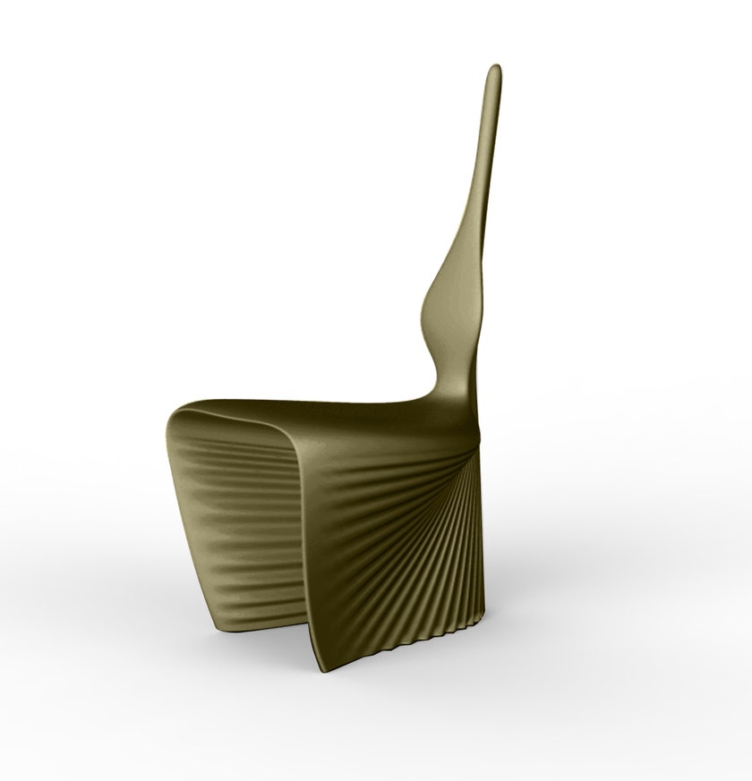 Chaise BIOPHILIA de Vondom, Kaki