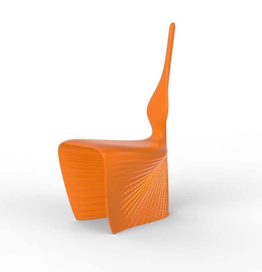 Chaise BIOPHILIA de Vondom, Orange
