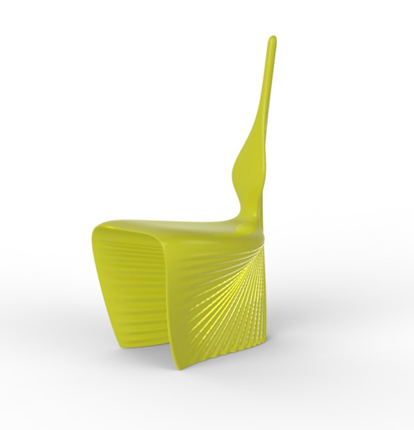 Chaise BIOPHILIA de Vondom, Pistache