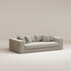 Canapé droit Bellechasse - 3 places - 2 parties - Velours strié Wool