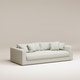 Bellechasse light Canapé 3 places (240x110cm) Deux parties - BOUCLETTE - ASCOT NATA 01