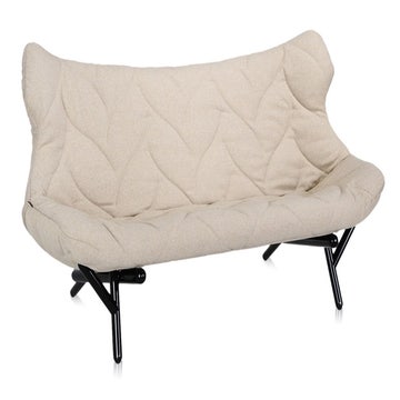 Canapé FOLIAGE TREVIRA de Kartell, Beige, Structure noire