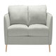 Canapé convertible LUCY, 3 places, couchage 140 cm, Gris clair