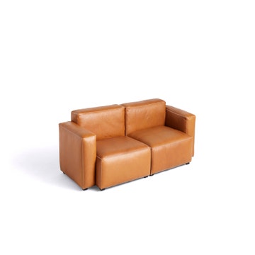 Canapé 2,5 places MAGS SOFT LOW, Combinaison 1, Cuir Sense Cognac