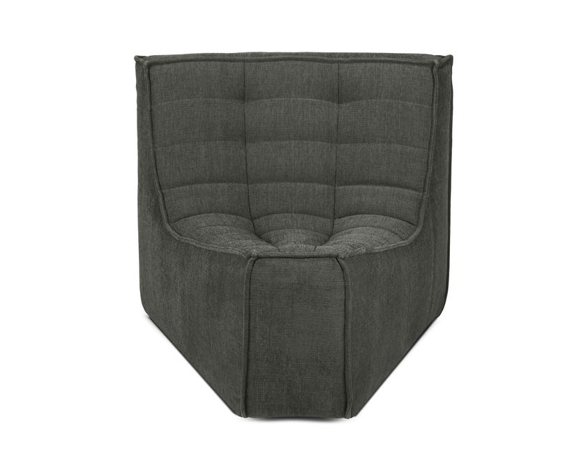 Canapé modulaire N701 - tissu Eco Moss - module d'angle arrondi à 45° Canapé modulaire N701 - tissu Eco Moss - module d'angle arrondi à 45°