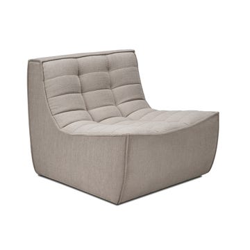 Fauteuil N701 d'Ethnicraft, Eco Ecru