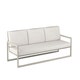 Banquette 3 places NINIX LOUNGE de Royal Botania, Gris perle