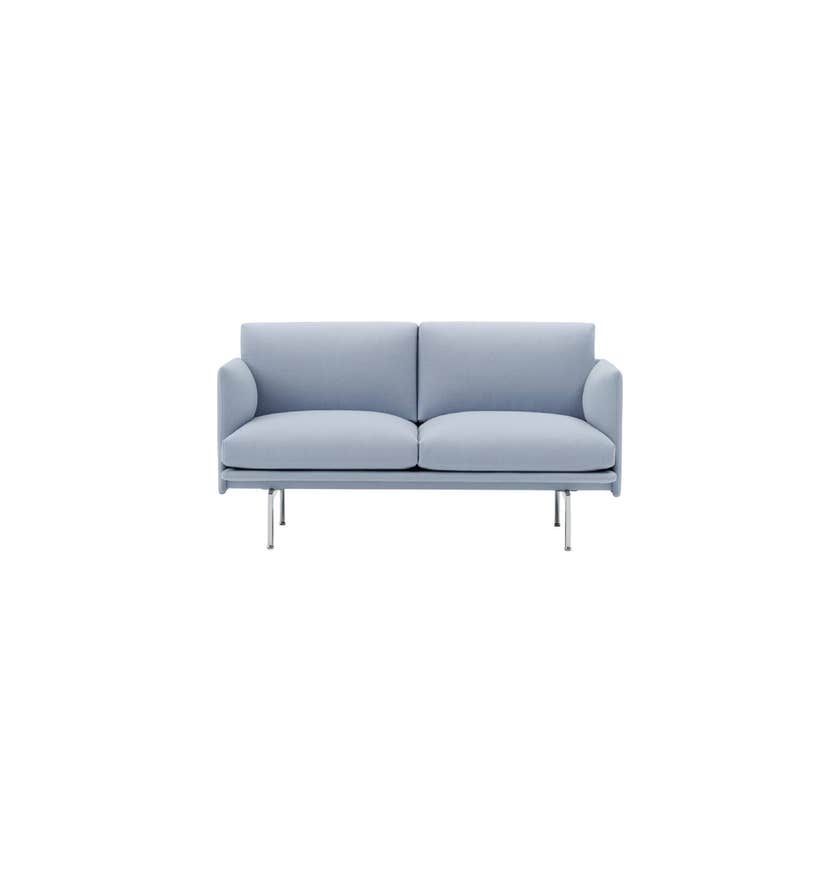 Canapé OUTLINE de Muuto, 140 cm, 2 places, Vidar 723