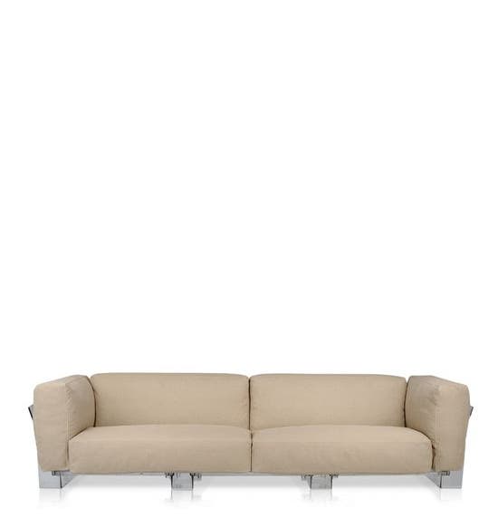 Canapé POP DUO de Kartell, Gris Tourterelle