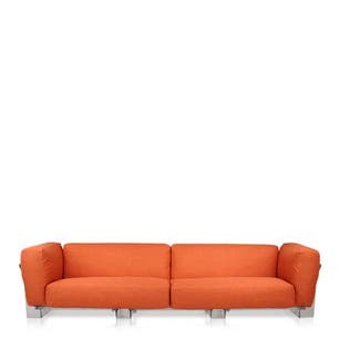 Canapé POP DUO de Kartell, Orange