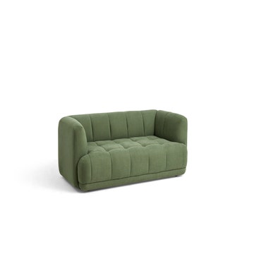 Canapé QUILTON, 2 places, Tissu Linara 100