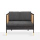 Canapé CANNAGE 210, Anthracite