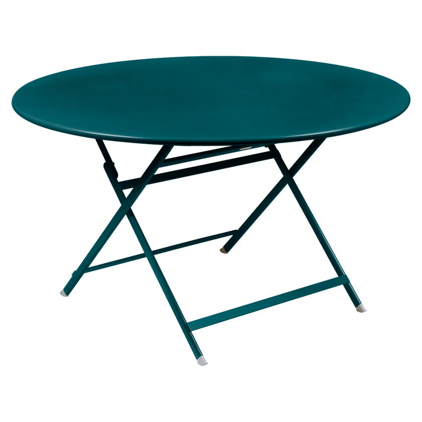 Table ronde CARACTÈRE de Fermob, Bleu acapulco Table ronde CARACTÈRE de Fermob, Bleu acapulco