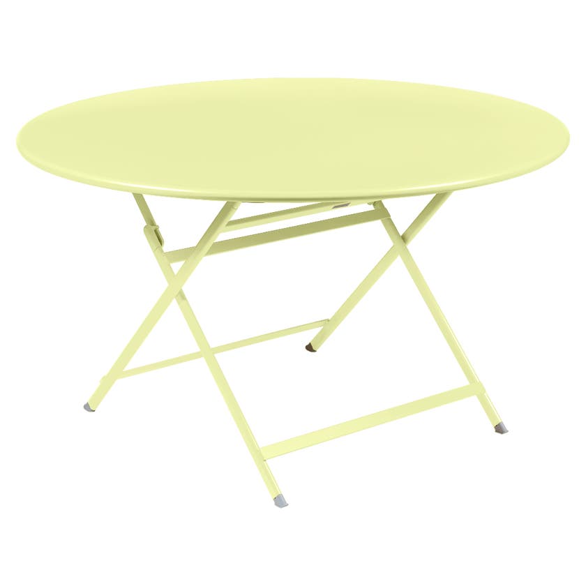Table ronde CARACTÈRE de Fermob, Citron givré Table ronde CARACTÈRE de Fermob, Citron givré