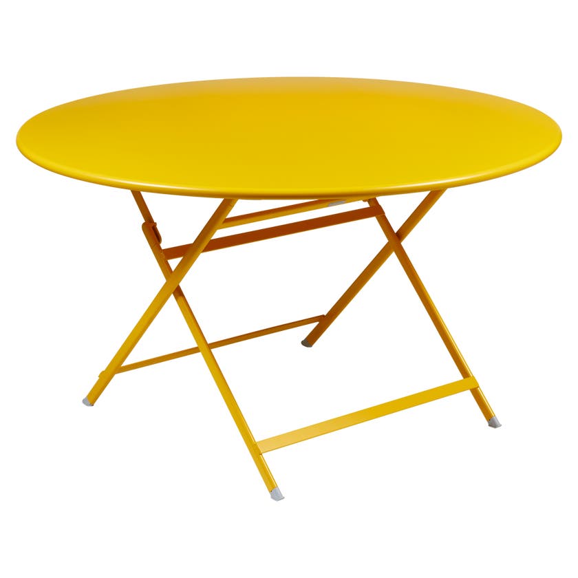 Table ronde CARACTÈRE de Fermob, Miel Table ronde CARACTÈRE de Fermob, Miel