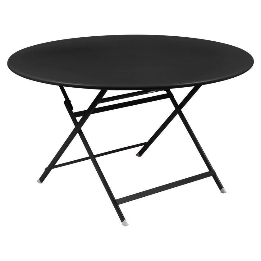 Table ronde CARACTÈRE de Fermob, Réglisse Table ronde CARACTÈRE de Fermob, Réglisse