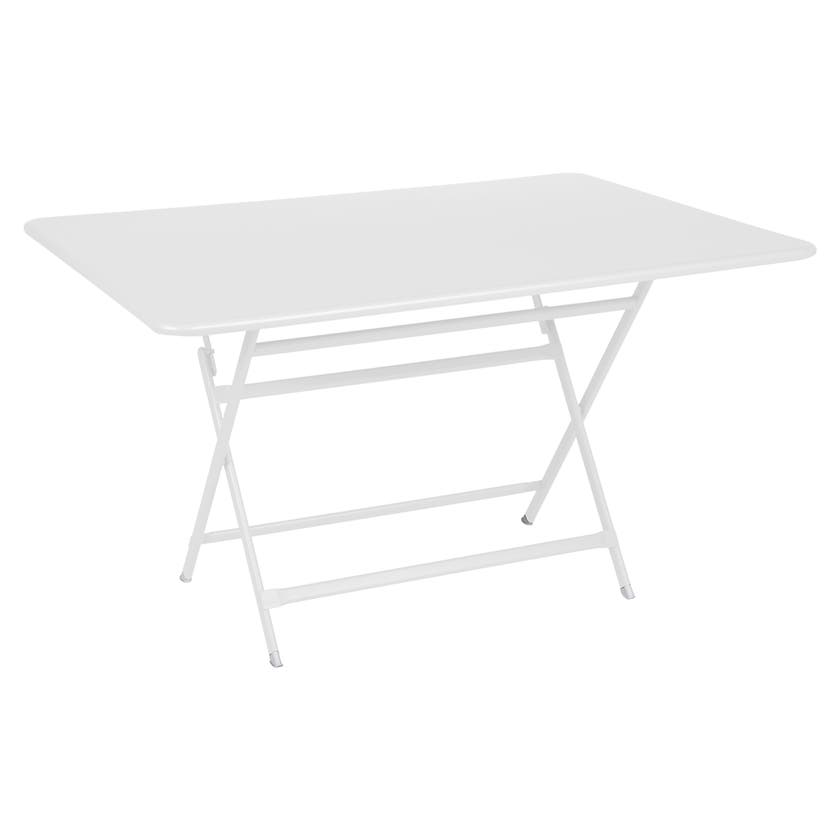 Table rectangulaire CARACTÈRE de Fermob, 128 x 90 cm, Blanc coton Table rectangulaire CARACTÈRE de Fermob, 128 x 90 cm, Blanc coton