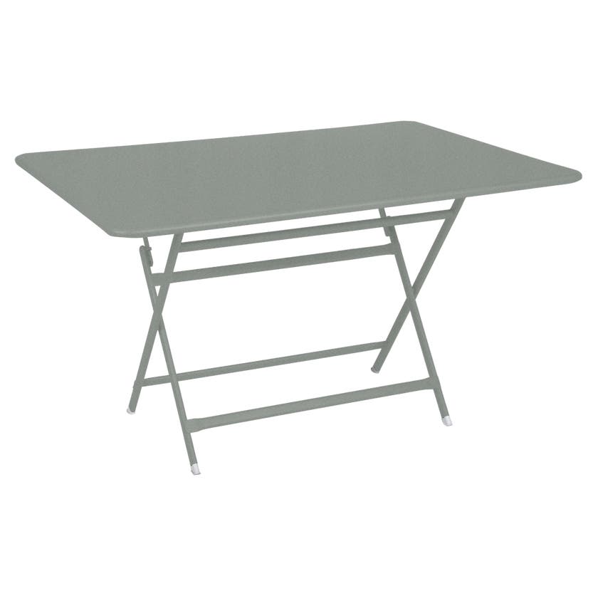 Table rectangulaire CARACTÈRE de Fermob, 128 x 90 cm, Gris lapilli Table rectangulaire CARACTÈRE de Fermob, 128 x 90 cm, Gris lapilli