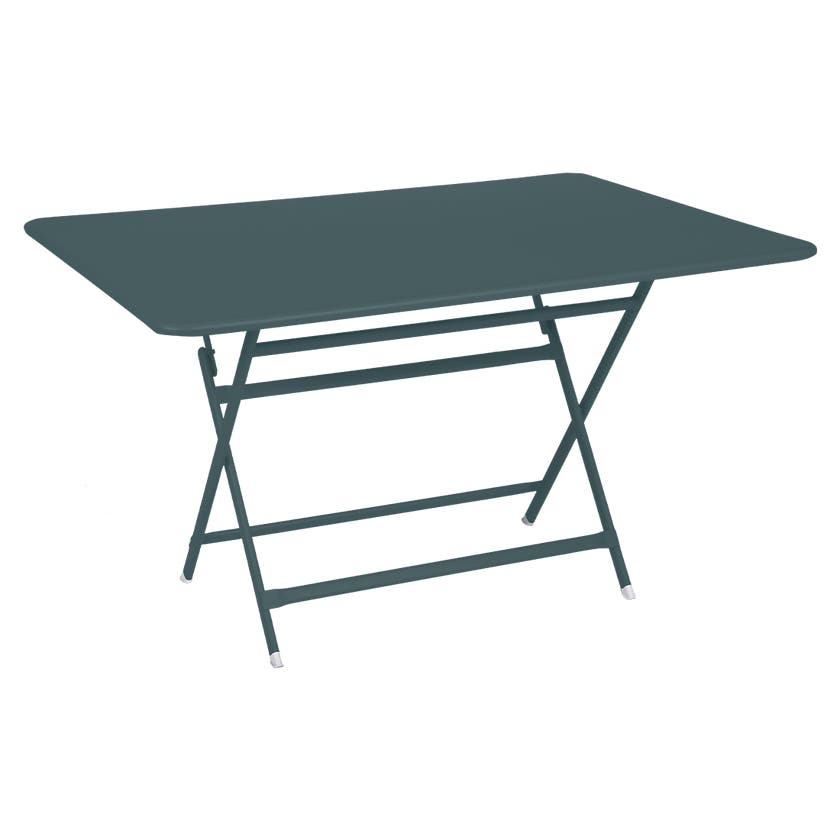 Table rectangulaire CARACTÈRE de Fermob, 128 x 90 cm, Gris orage Table rectangulaire CARACTÈRE de Fermob, 128 x 90 cm, Gris orage