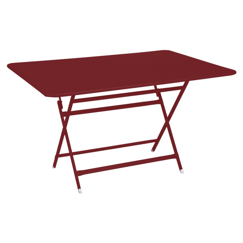Table rectangulaire CARACTÈRE de Fermob, 128 x 90 cm, Piment Table rectangulaire CARACTÈRE de Fermob, 128 x 90 cm, Piment