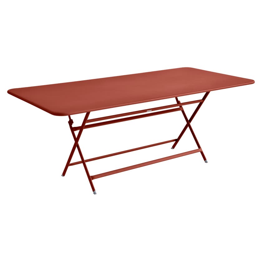Table rectangulaire CARACTÈRE de Fermob, ocre rouge Table rectangulaire CARACTÈRE de Fermob, ocre rouge
