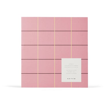 Carnet de note UMA LARGE ROSE CHECK