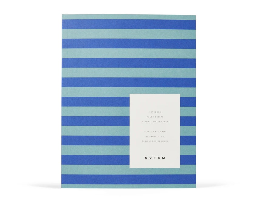 Carnet de note UMA MEDIUM BLUE STRIPE Carnet de note UMA MEDIUM BLUE STRIPE