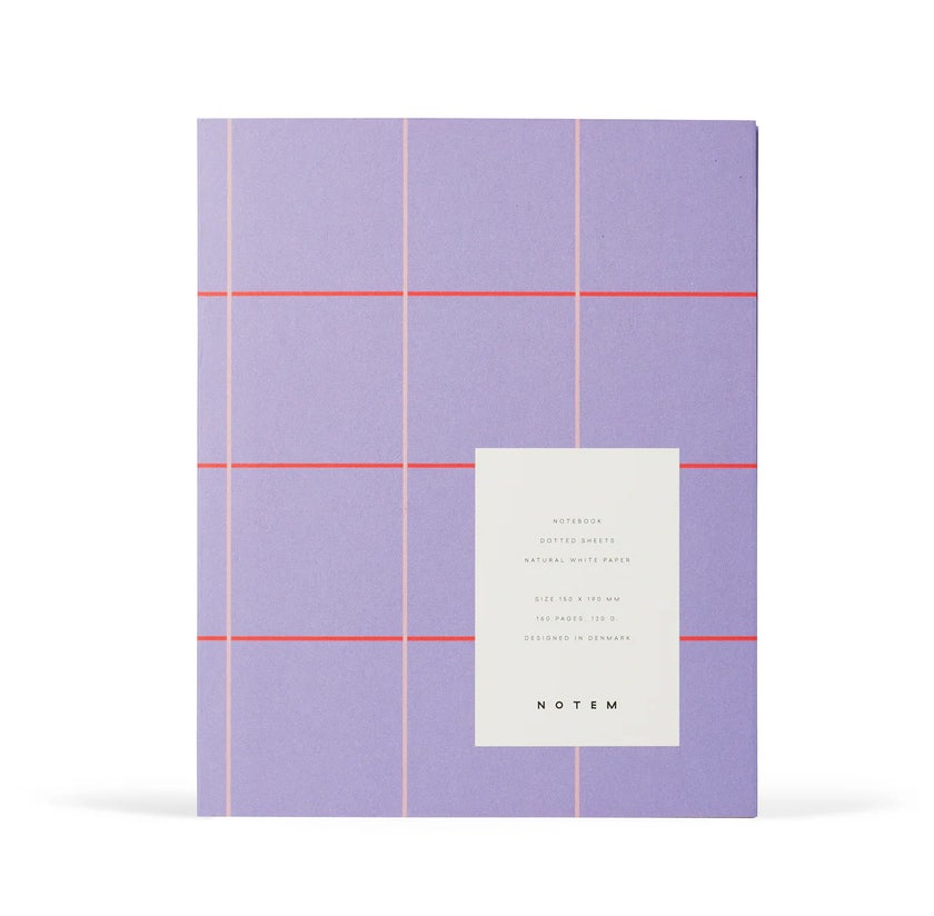 Carnet de note UMA MEDIUM LAVENDER CHECK Carnet de note UMA MEDIUM LAVENDER CHECK