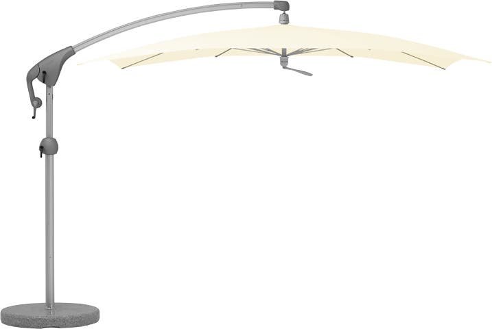 Parasol décentré PENDALEX P+ de Glatz, Rectangulaire, Ivory Parasol décentré PENDALEX P+ de Glatz, Rectangulaire, Ivory