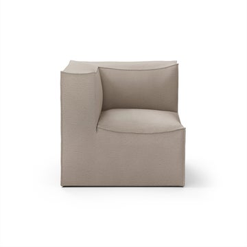 Module d'angle CATENA de Ferm Living, Large, Tissu Cotton linen natural