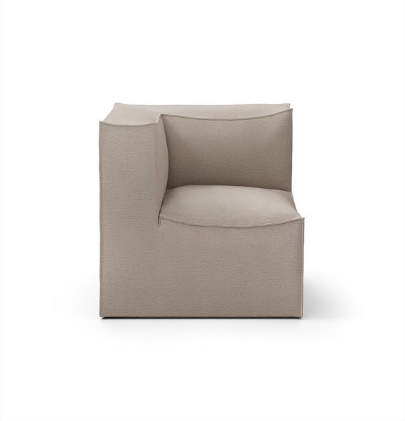 Module d'angle CATENA de Ferm Living, Large, Tissu Cotton linen natural