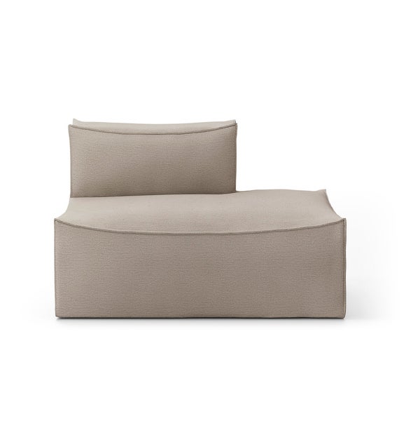 Module ouvert droit CATENA de Ferm Living, Large, Tissu Cotton linen natural