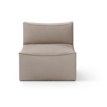 Chauffeuse CATENA de Ferm Living, Large, Tissu Cotton linen natural