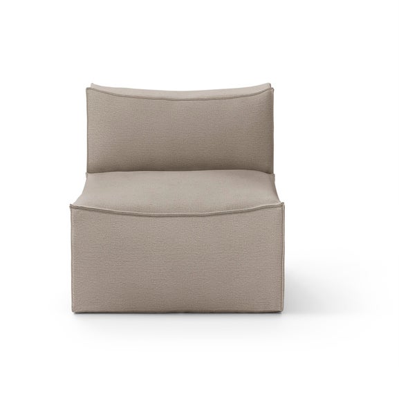 Chauffeuse CATENA de Ferm Living, Large, Tissu Cotton linen natural