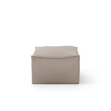 Pouf CATENA de Ferm Living, Small, Tissu Cotton linen natural