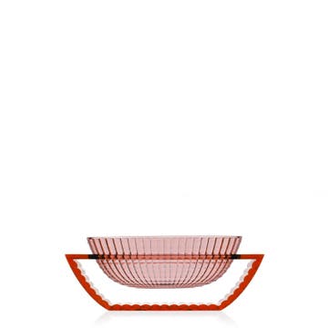 Centre de table U-Shine de Kartell, Rose