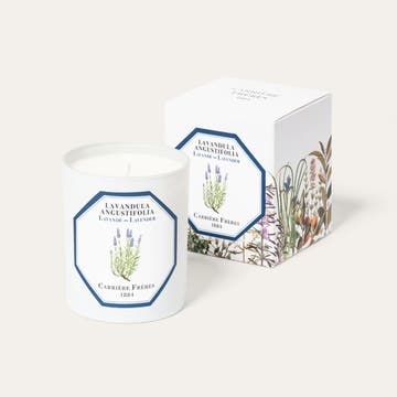 Bougie parfumée 100% cire végétale, Lavande